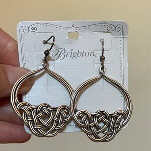 Brighton Interlok Unity French Wire Earrings Silver - Hero Collection